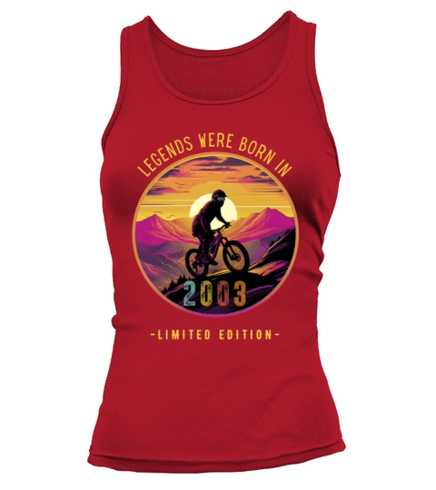 Legends of mountain biking were born in 2003 Tank top Woman