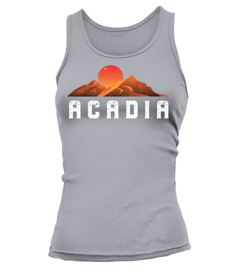 Vintage Acadia Retro National Park Tank top Woman