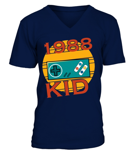 1988 Birthday Awesome since Retro V-Neck T-shirt