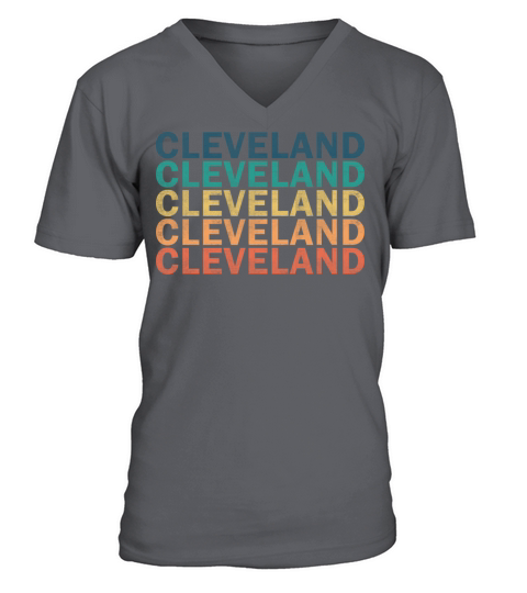 Cleveland Name T Shirt - Cleveland Vintage Retro N V-Neck T-shirt