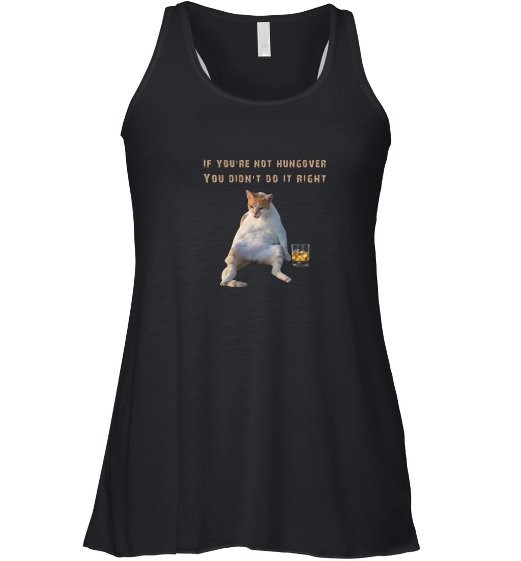 Funny Drinker saying Cat lovers Women's Flowy Tank Top