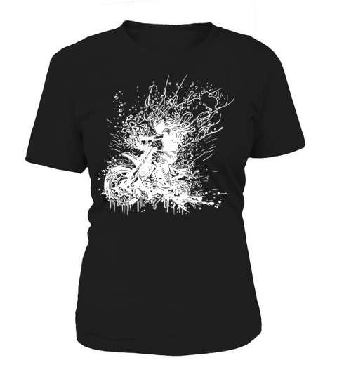 Bikerin Splash Style Off-road Ride Women's T-Shirt