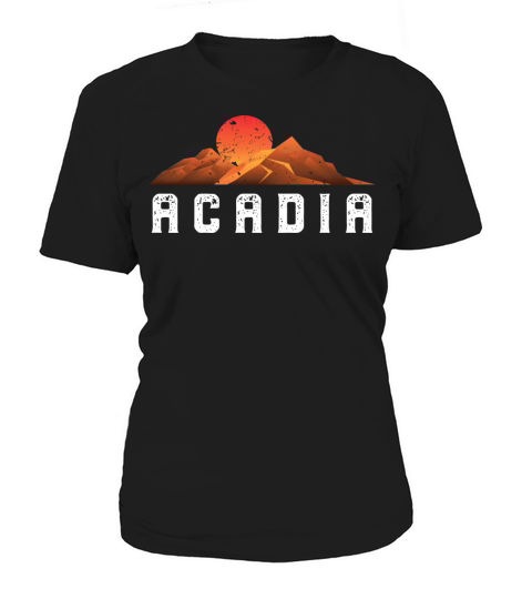 Vintage Acadia Retro National Park Women's T-Shirt