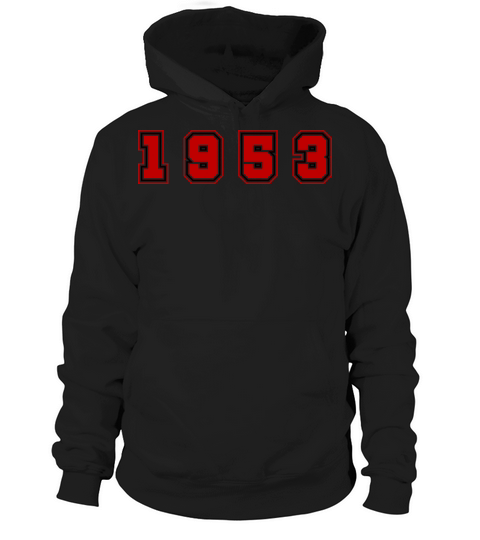 1953 Year Number Hoodie Unisex
