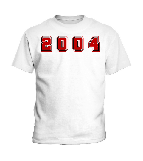 2004 Year Number Kids T-Shirt