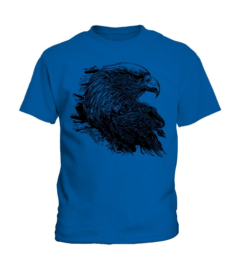 Elegant Eagle In Ink Vintage Tattoo Style Kids T-Shirt