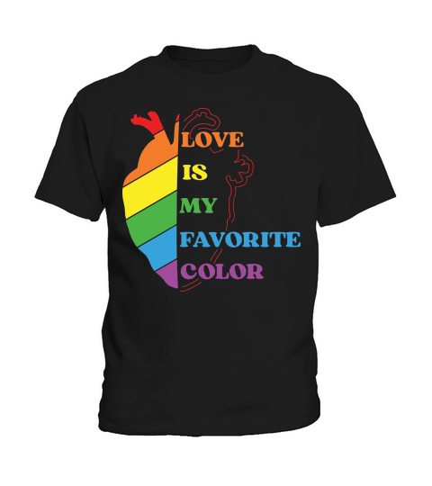 Love Is My Favorite Color Kids T-Shirt
