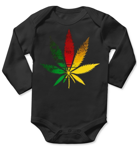 Rainbow maple Long Sleeve Baby One-Piece