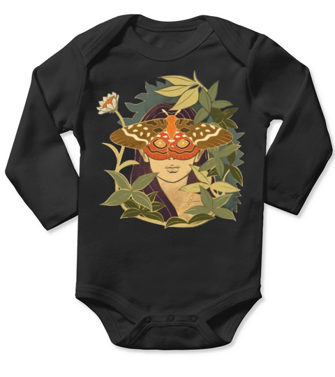 Vintage painting Long Sleeve Baby One-Piece