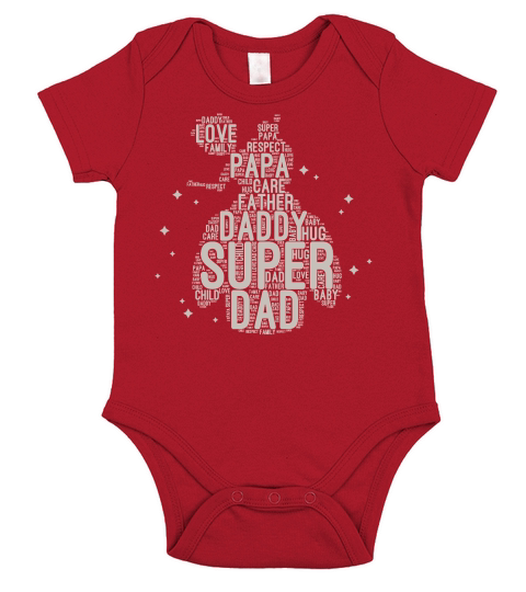 Fathers Day Shape Cloud Short Sleeve Baby One-Piece