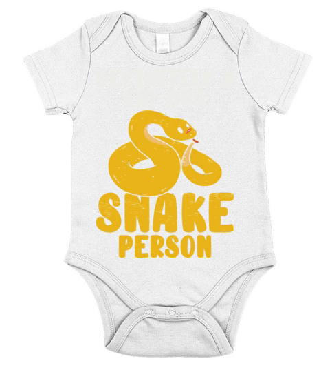 Snake Pet Owner Reptile Herpetologist Python Short Sleeve Baby One-Piece
