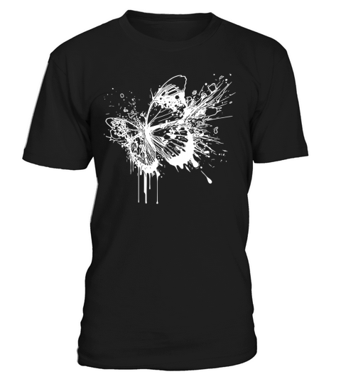 Elegant Vintage Tattoo Splash Butterfly T-Shirt Unisex