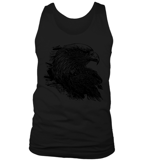 Elegant Eagle In Ink Vintage Tattoo Style Tank Top Unisex