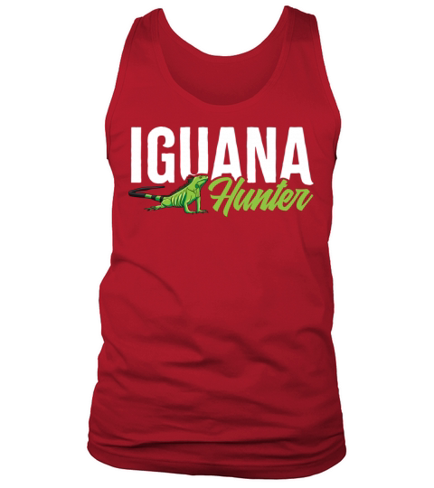 Iguana Hunter Design Idea Tank Top Unisex