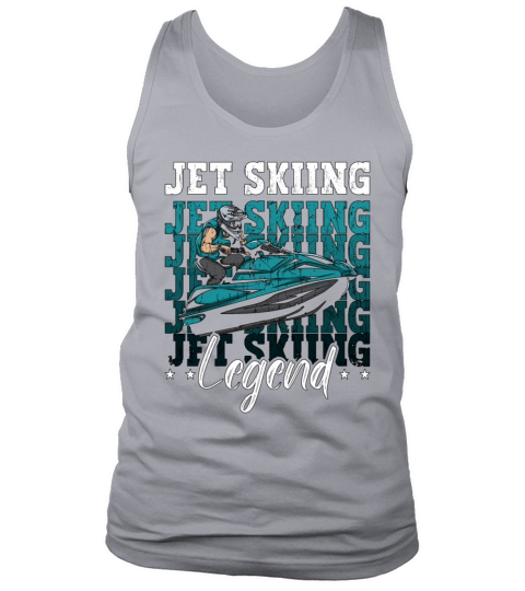 Jet Skiing Legend Water Sports Throttle Jet Skier Tank Top Unisex