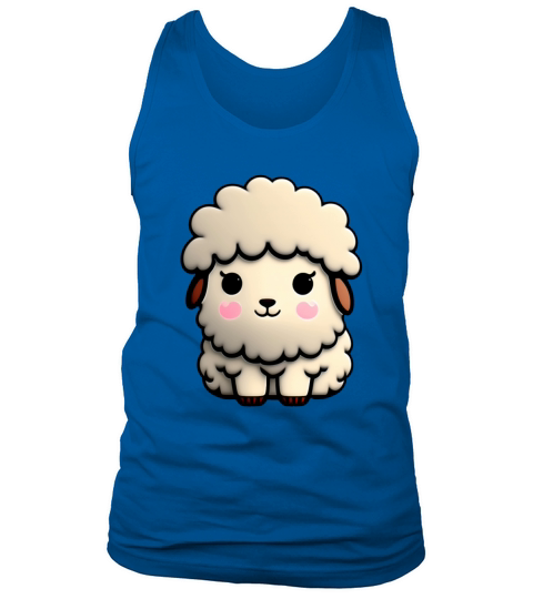 super fluffy little sheep Tank Top Unisex