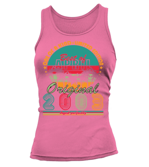 20th birthday April vintage 2003 vintage Tank top Woman