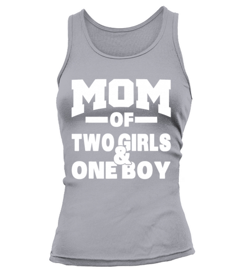 Mom of Two Girls and One Boy Mothers Day Giftcub Tank top Woman