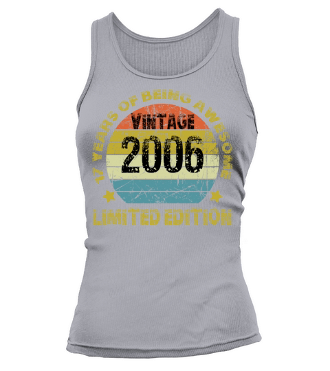 Vintage 2006 Limited Edition 17 Years Of Being Awe Tank top Woman