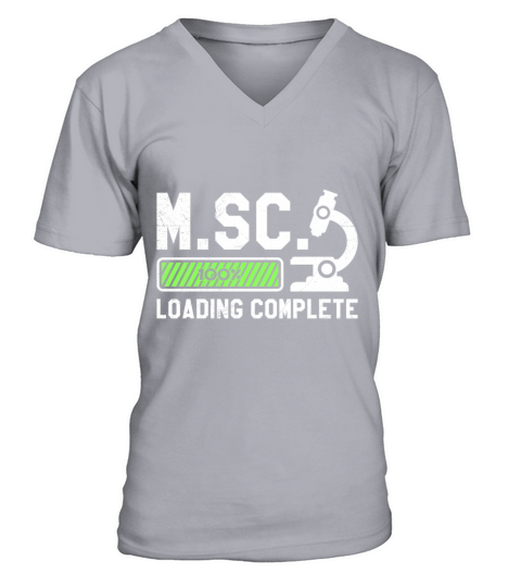 Master of Science Loading complete Masters degree V-Neck T-shirt