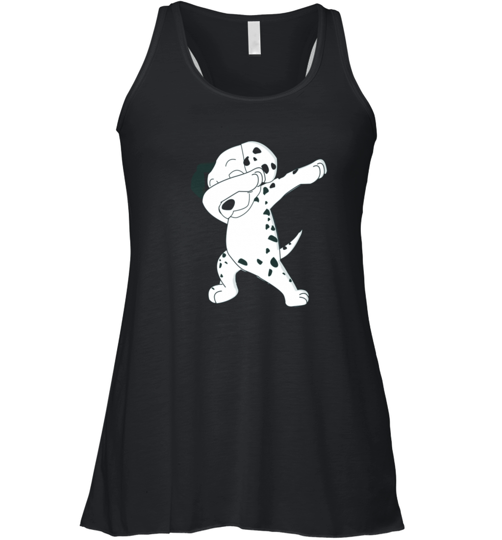 Cool Dabbing Dalmatian Dab Women's Flowy Tank Top