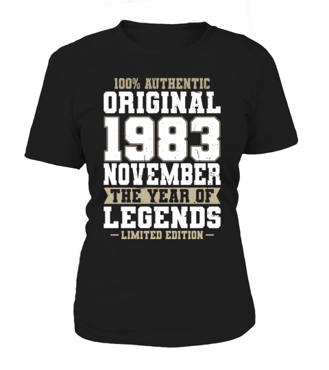 40th birthday november 1983 original 1983 Women's T-Shirt