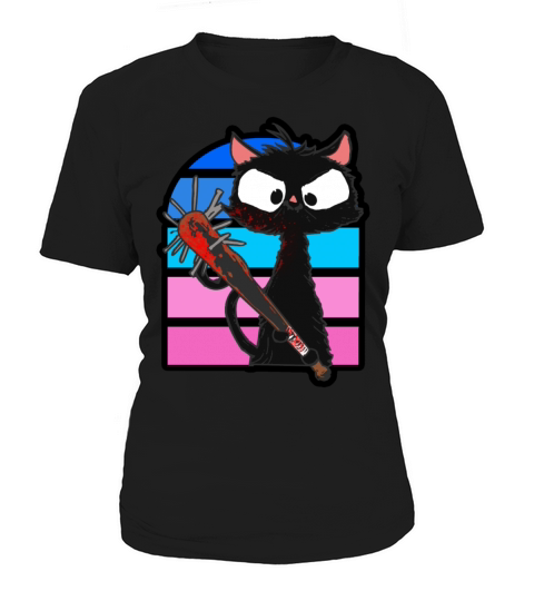 Halloween Retro Cat Vintage Cat Women's T-Shirt