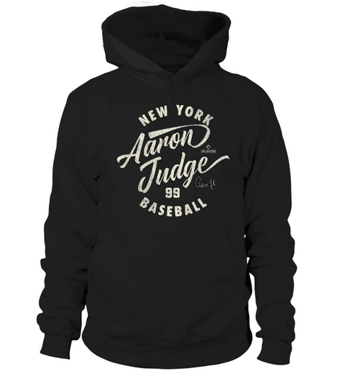 Aaron Judge New York Baseball Vintage Cursive MLBP Hoodie Unisex