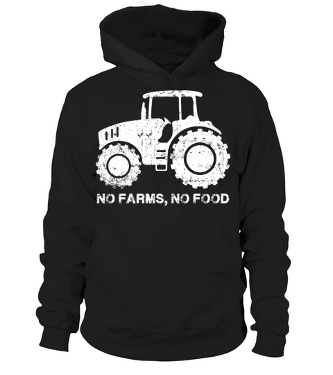 Vintage No Farms No food Hoodie Unisex