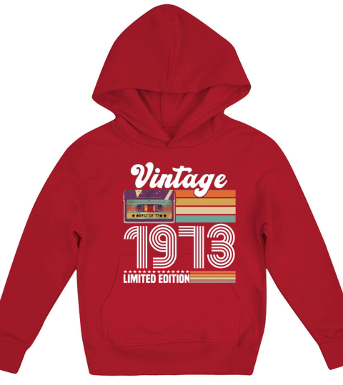 50 Year Old Gifts Vintage 1973 Limited Edition Kids Hoodie