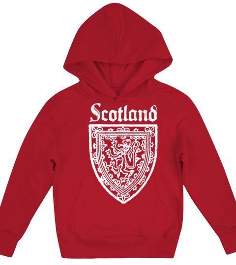 Scotland Emblem Vintage Scottish Kids Hoodie