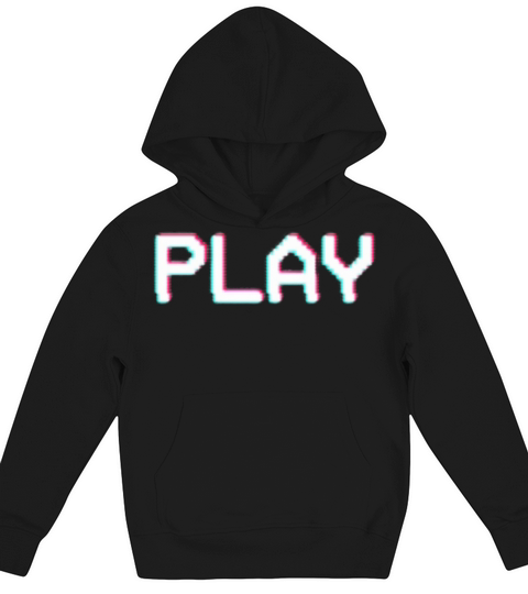 Vhs Play vintage music retro style Kids Hoodie