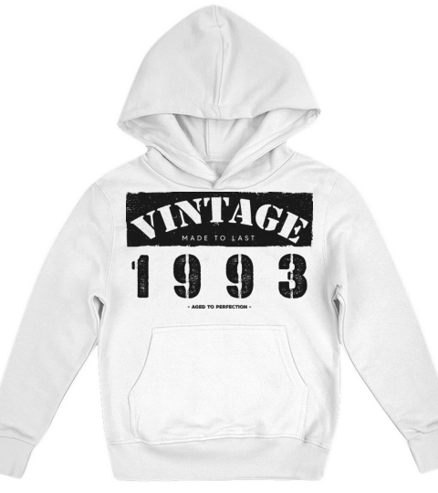 Vintage Classic 1993 30th Birthday - 30 Years Old Kids Hoodie
