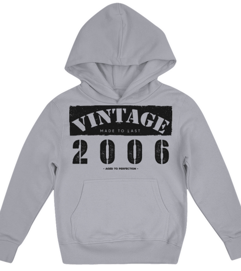 Vintage Classic 2006 17th Birthday - 17 Years Old Kids Hoodie