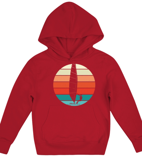 Windsurfer vintage Kids Hoodie