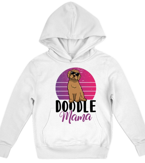 Womens Doodle Mama Labradoodle Goldendoodle Kids Hoodie