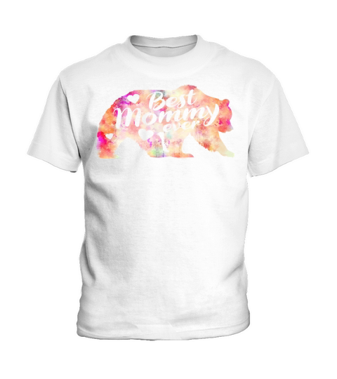 Best Mommy Ever Mother Gift Mothers Day Bear Kids T-Shirt