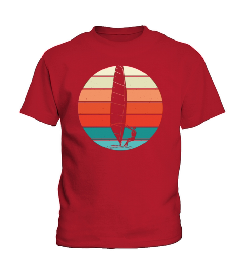 Windsurfer vintage Kids T-Shirt