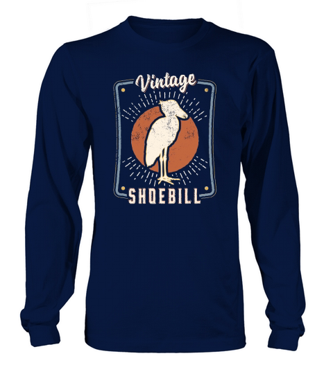 Shoebill Whisperer Vintage Classic Retro Animal Love Long sleeved Unisex