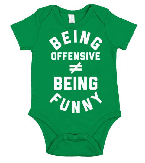 Being Offensive Being Funny Apparel Short Sleeve Baby One-Piece