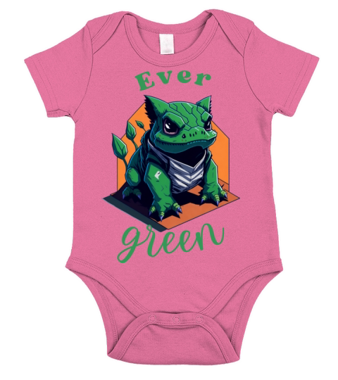 EverGreen Short Sleeve Baby One-Piece