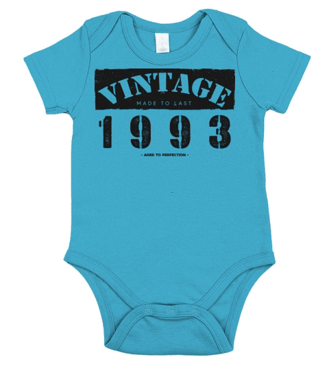 Vintage Classic 1993 30th Birthday - 30 Years Old Short Sleeve Baby One-Piece