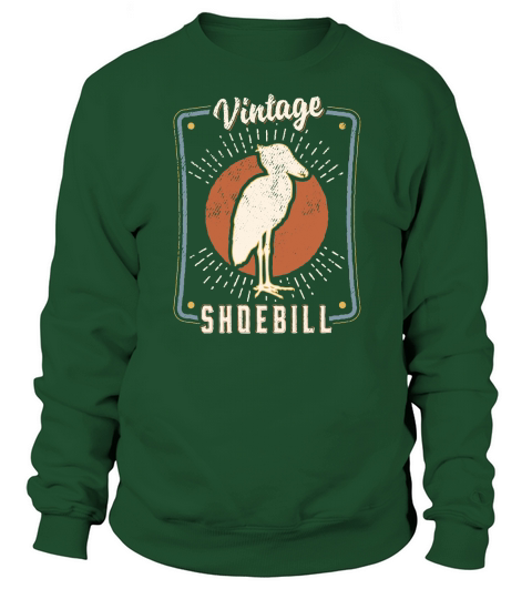 Shoebill Whisperer Vintage Classic Retro Animal Love Sweatshirt Unisex