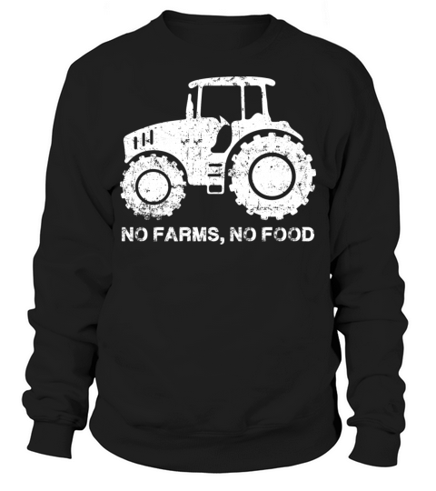 Vintage No Farms No food Sweatshirt Unisex