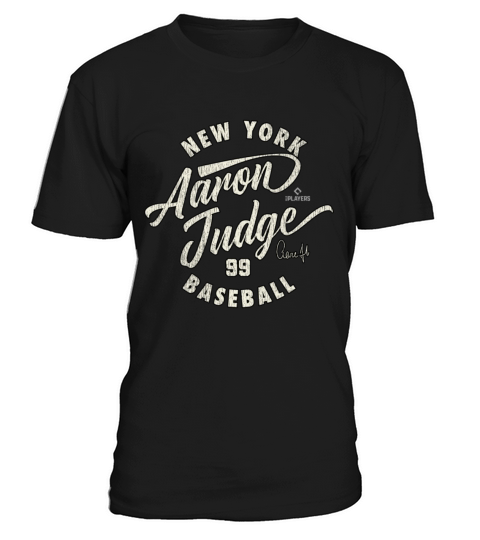 Aaron Judge New York Baseball Vintage Cursive MLBP T-Shirt Unisex