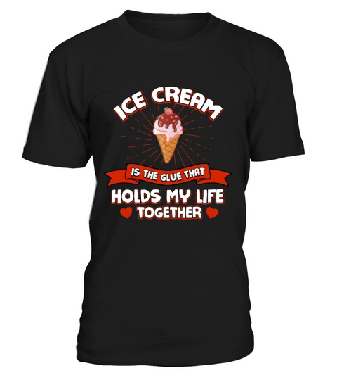 Ice Cream Holds My Life Together Funny Popsicle Hu T-Shirt Unisex