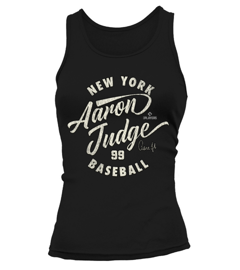 Aaron Judge New York Baseball Vintage Cursive MLBP Tank top Woman