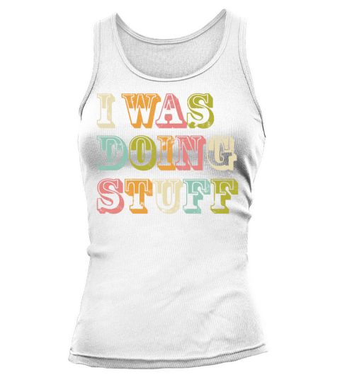 I was doing stuff vintage Tank top Woman