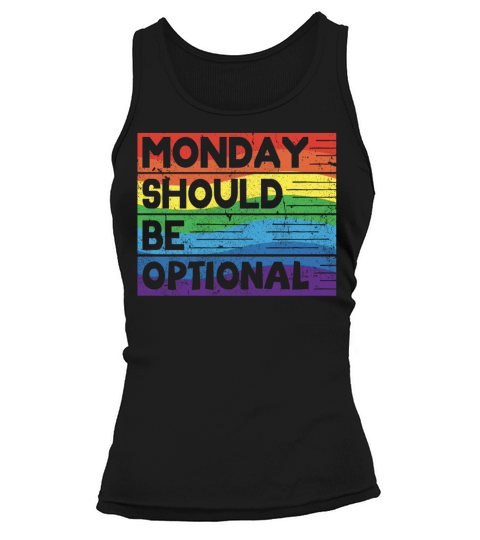 Monday should be optional vintage Tank top Woman