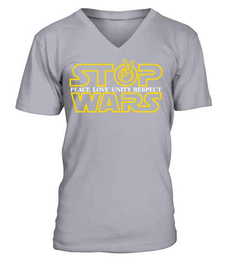 STOP WARS V-Neck T-shirt